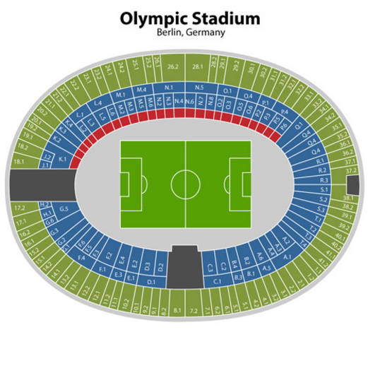 Olympiastadion Berlin Seating Chart